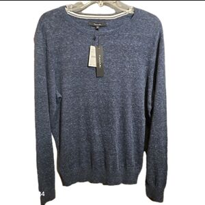 Tahari‎ Men's Blue Crewneck Sweater